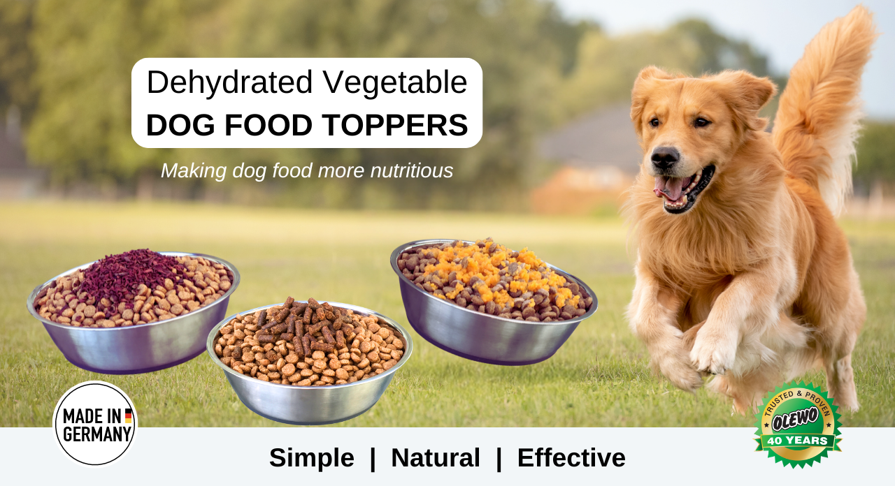 Olewo Dehydrated Vegetable Dog Food Toppers