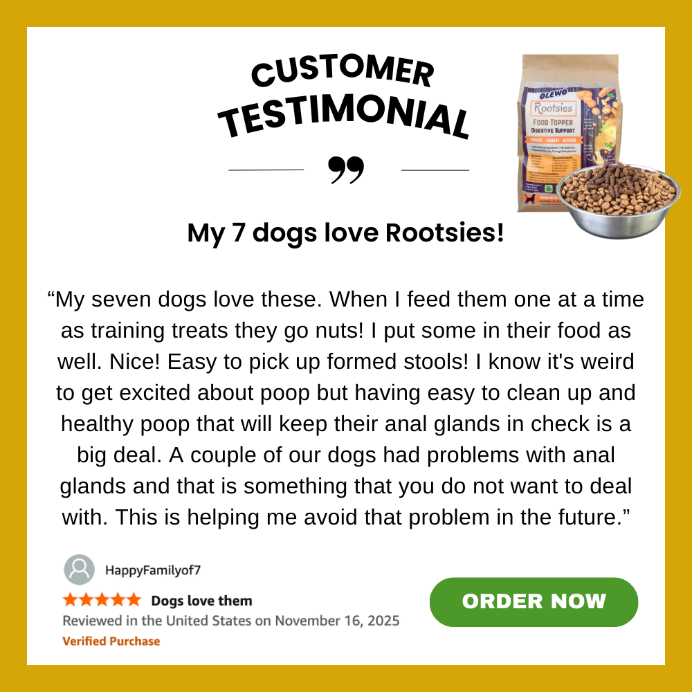testimonial carrots for dogs
